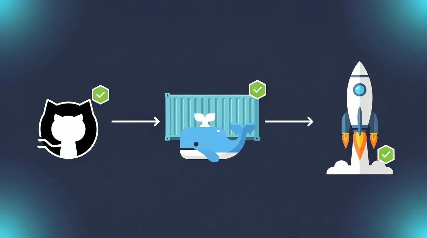 CI/CD пайплайн GitHub Actions для деплоя на VPS через Docker Compose — схема автоматизации 2026